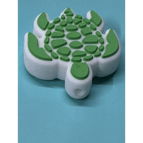 Turtle Silicone Focal Beads Beaded Pens DIY Lot Of 5 - Picture 4 of 6